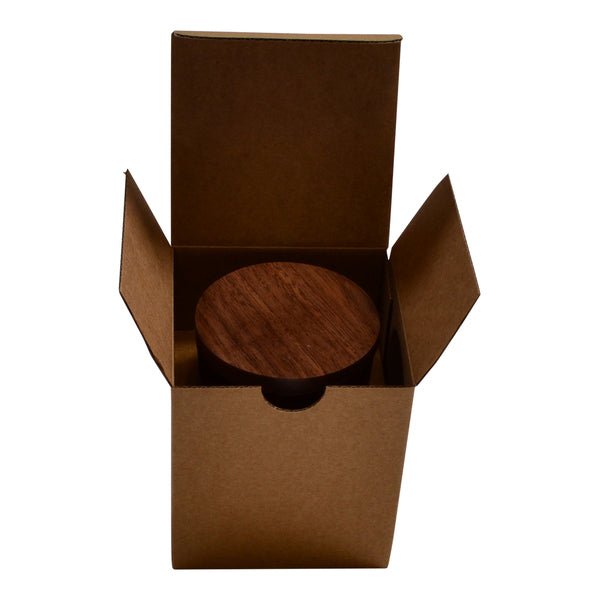 SAMPLE - Candle Medium 1 Oxford/Cambridge Jar Pack Upright with Insert - Kraft Brown - PackQueen