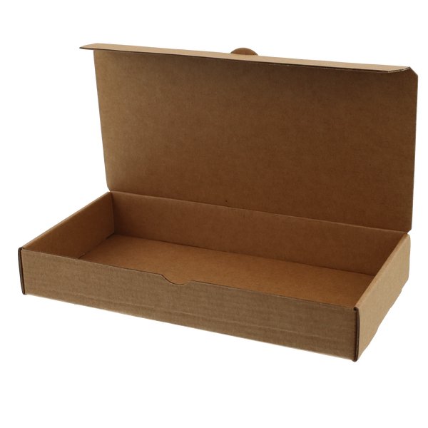 SAMPLE - Cardboard Two Cookie Box - Kraft Brown - PackQueen