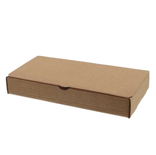 SAMPLE - Cardboard Two Cookie Box - Kraft Brown - PackQueen
