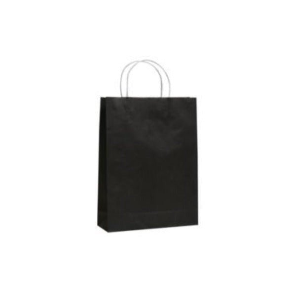 SAMPLE - Carnival Paper Gift Bag Small - Black - PackQueen