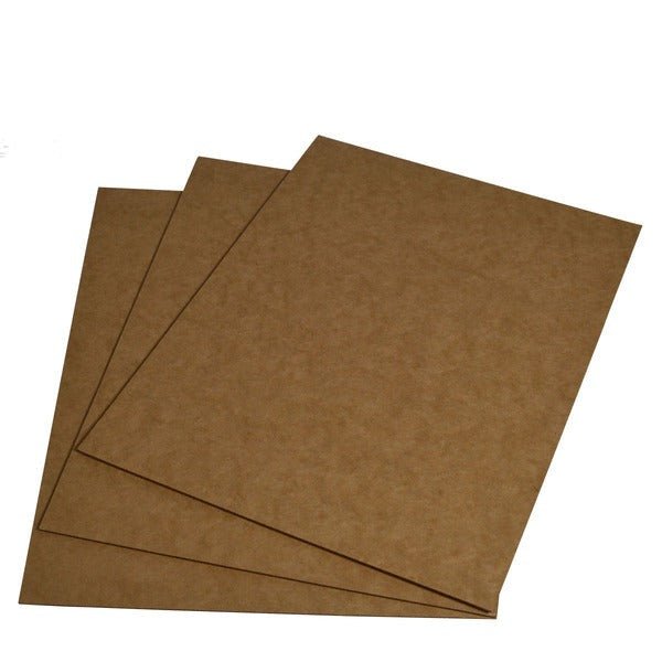 SAMPLE - E Flute - A3 Cardboard Sheet (297mm x 420mm x 1.5mm) - Kraft Brown - PackQueen