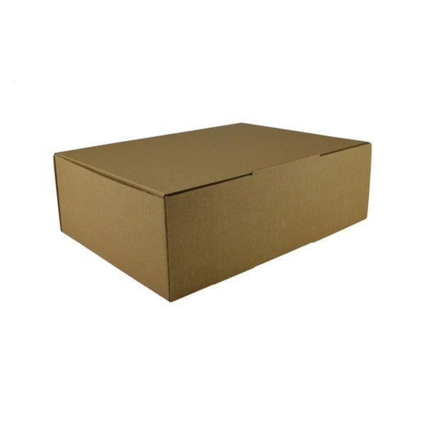SAMPLE - E Flute - A4 Postal Box 150mm High - Kraft Brown - PackQueen