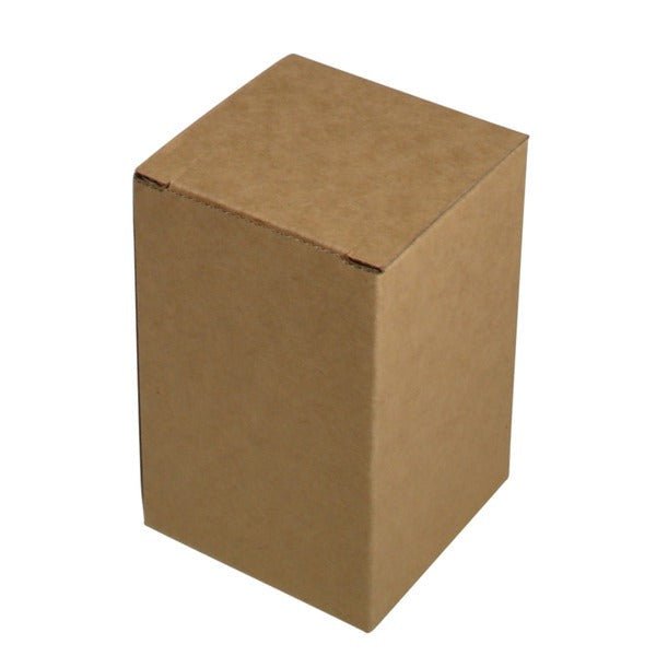 SAMPLE - E Flute - One Piece Mailing Candle Gift Box 25366 - Kraft Brown - PackQueen