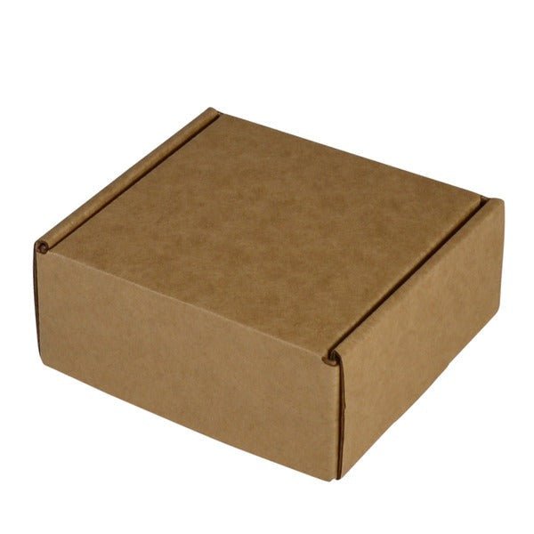 SAMPLE - E Flute - One Piece Mailing Gift Box 22741 - Kraft Brown - PackQueen