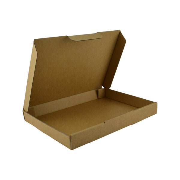 SAMPLE - E Flute - One Piece Mailing Gift Box 27022 - Kraft Brown - PackQueen