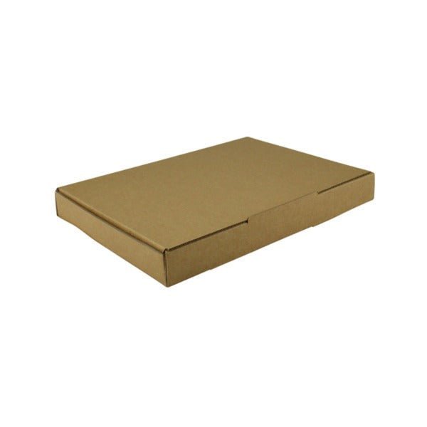 SAMPLE - E Flute - One Piece Mailing Gift Box 27022 - Kraft Brown - PackQueen