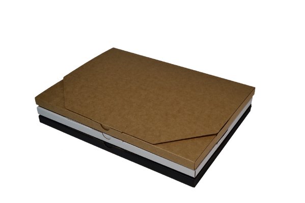 SAMPLE - E Flute - One Piece Slim Line Postage & Mailing Box 28784 - Kraft Brown - PackQueen