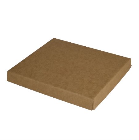 SAMPLE - E Flute - Two Piece Postage & Gift Box 24958 (Base & Lid) - Kraft Brown - PackQueen