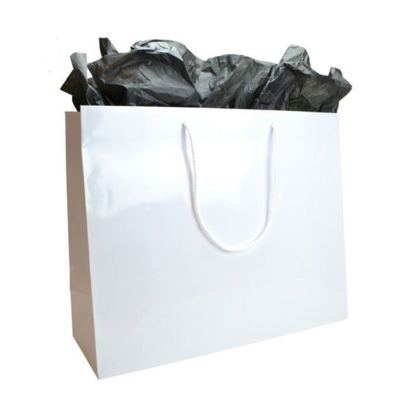 SAMPLE - Extra Large - White Gloss Euro Gift Bag - PackQueen