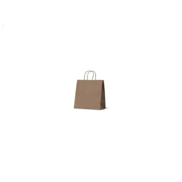 SAMPLE - Medium Takeaway Kraft Brown Paper Gift Bag - PackQueen