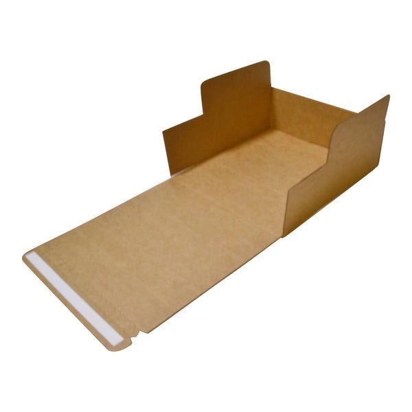 SAMPLE One Piece Postage & Mailing Box 27279 with Peal & Seal Single Tape - Kraft Brown - PackQueen