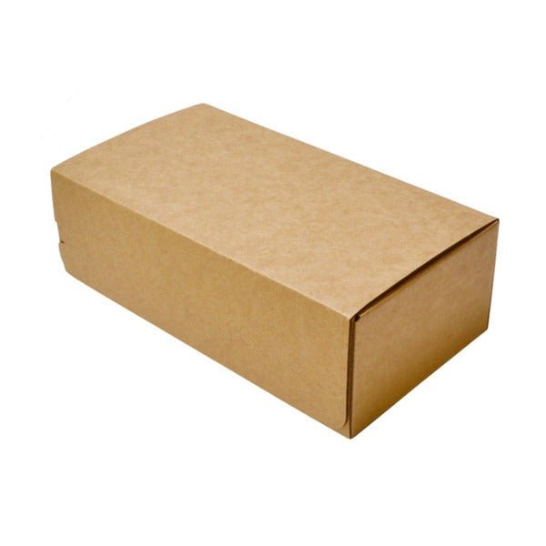 SAMPLE One Piece Postage & Mailing Box 27280 with Peal & Seal Double Tape - Kraft Brown - PackQueen