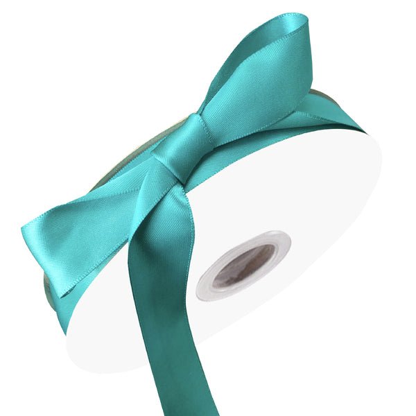 Satin Ribbon (26mm x 90metres) - Turquoise - PackQueen