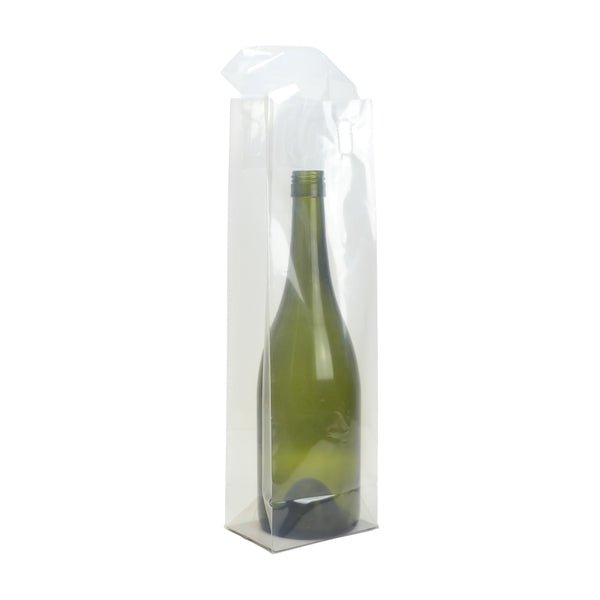 Single Clear EPI - Biodegradeable Wine Plastic Bag - 250 PACK - PackQueen