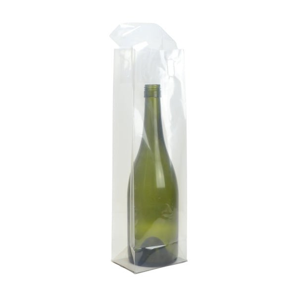 Single Clear EPI Biodegradeable Wine Plastic Bag 250 PACK