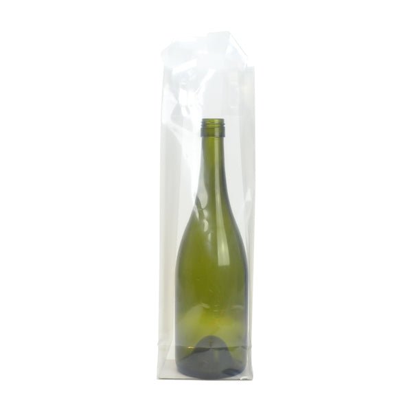 Single Clear EPI - Biodegradeable Wine Plastic Bag - 250 PACK - PackQueen