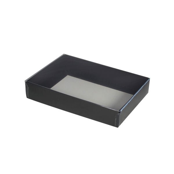 Slim Line C6 Gift Box with Clear Lid - Paperboard (285gsm) (Base & Clear Lid) - PackQueen