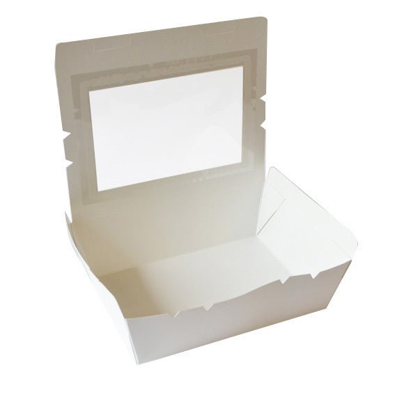 Small Lunch Boxes Window 200PK - White - PackQueen