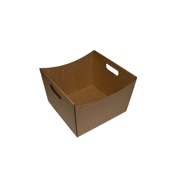 Small Luxe Cardboard Hamper Tray - PackQueen