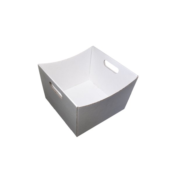 Small Luxe Cardboard Hamper Tray - PackQueen