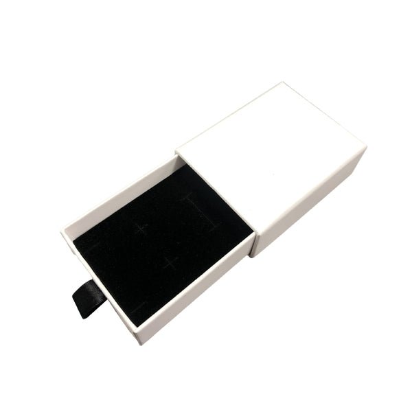 Small Square 70mm Drawer Rigid Jewellery Box Ring Pendant (Sleeve,