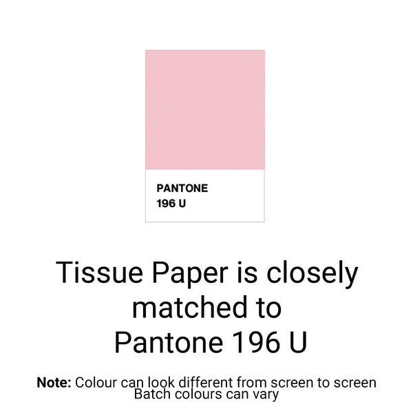 Soft Pink Tissue Paper - 500 x 750mm (Bulk 480 Sheets) - PackQueen