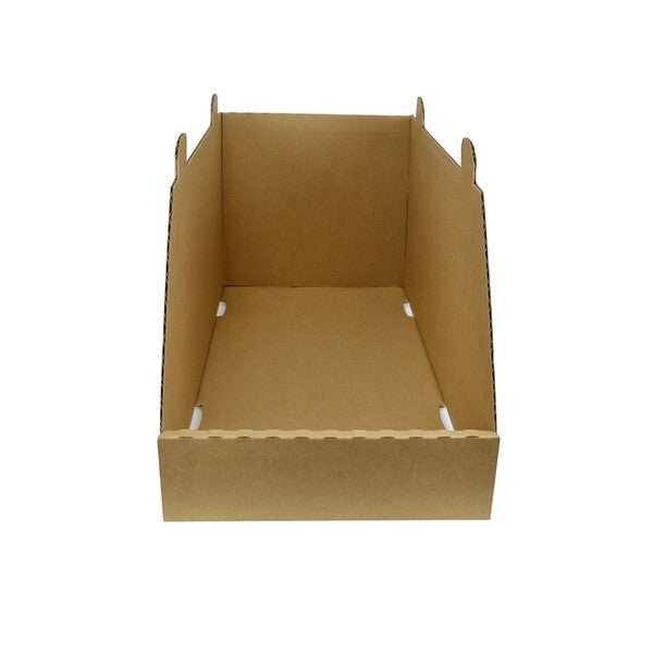 Stackable Storage & Bin Box 18031 C Flute (One Piece Self Locking) - Kraft Brown [Express Value Buy] - PackQueen