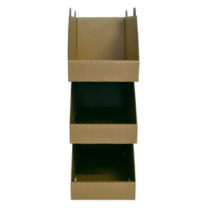 Mirca Stackable Boxes Stackable Storage Containers | Cardboard Boxes, Trays, Pick Bins