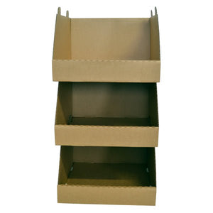 Mirca Stackable Boxes Stackable Storage Containers | Cardboard Boxes, Trays, Pick Bins