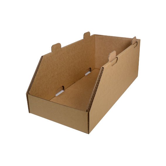 SUPER Strong 1EB Stackable Pick Bin & Part Box 29153 (Small) - Kraft Brown [FITS 2 x 4 STANDARD PALLET] (MTO) - PackQueen