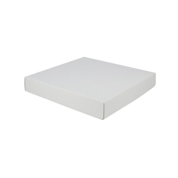 Two Piece 300mm Square Cardboard Gift Box - 50mm High - PackQueen