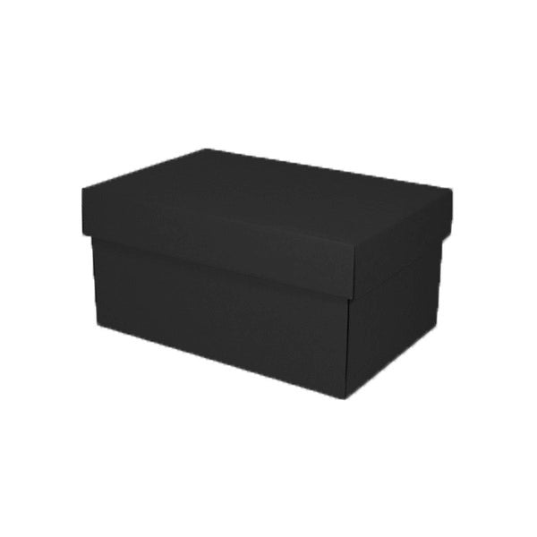 Two Piece Cardboard Shoe Box - 150mm High - Base & Lid - PackQueen