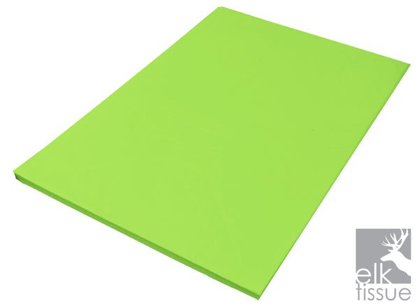 Vert Pomme Tissue Paper - Acid Free 500 x 750mm (Bulk 480 Sheets) - PackQueen