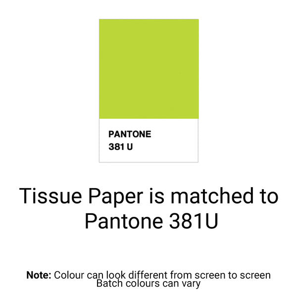 Vert Pomme Tissue Paper - Acid Free 500 x 750mm (Bulk 480 Sheets) - PackQueen